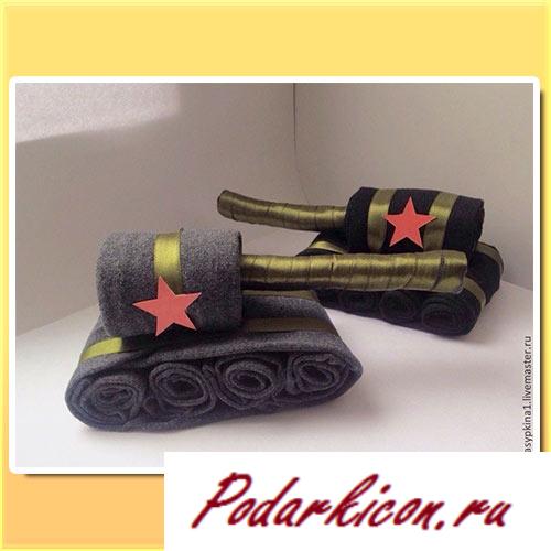 Как упаковать носки в подарок на 23 февраля. Идеи упаковки